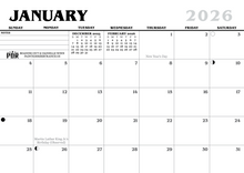 Load image into Gallery viewer, 2026 PDR Calendar
